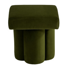 Axel Velvet Accent Stool